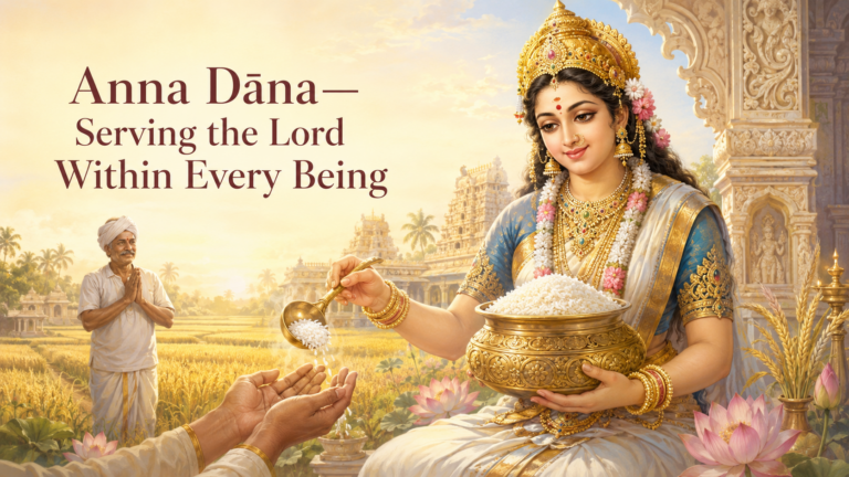 Anna Dāna—Serving the Lord Within Every Being