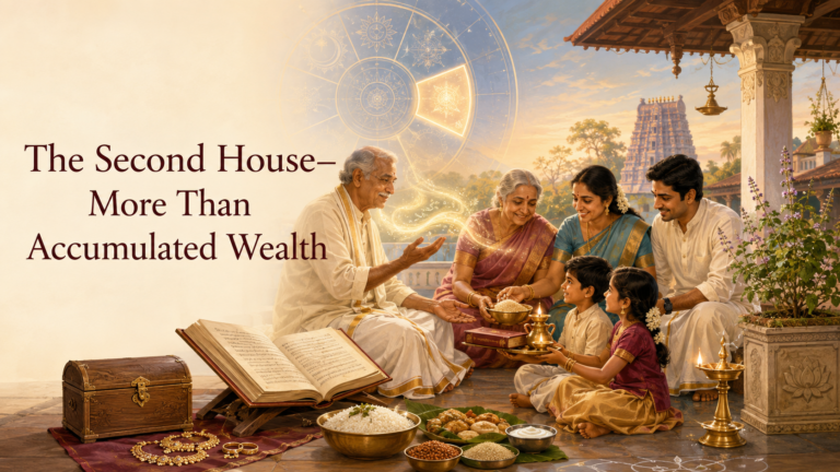 The Second House—More Than Accumulated Wealth