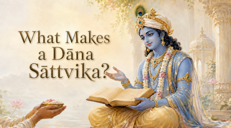 What Makes a Dāna Sāttvika?